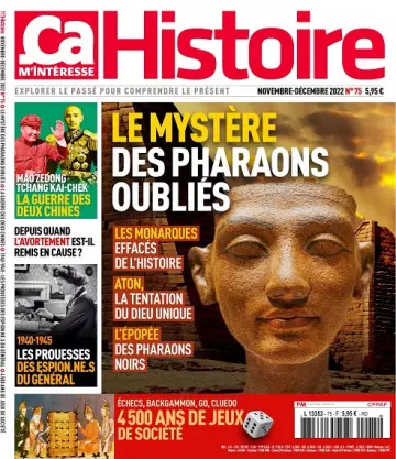 Ça M’Intéresse Histoire N°75 – Novembre-Décembre 2022  [Magazines]