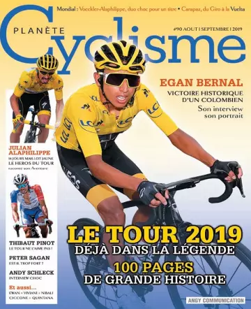 Planète Cyclisme N°90 – Août-Septembre 2019  [Magazines]