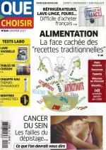 Que choisir N°554 - Janvier 2017  [Magazines]