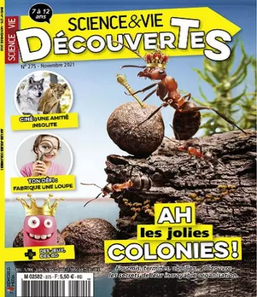 Science et Vie Découvertes N°275 – Novembre 2021  [Magazines]