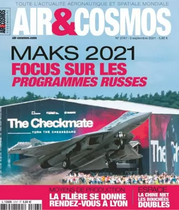 Air et Cosmos N°2747 Du 3 au 9 Septembre 2021  [Magazines]