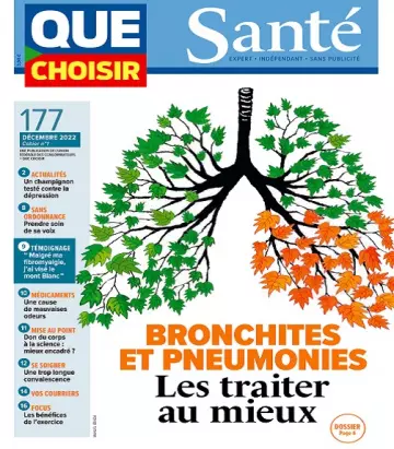 Que Choisir Santé N°177 – Décembre 2022  [Magazines]