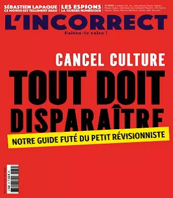 L’Incorrect N°38 – Janvier 2021  [Magazines]