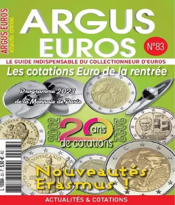 Argus Euros N°83 – Septembre 2022  [Magazines]