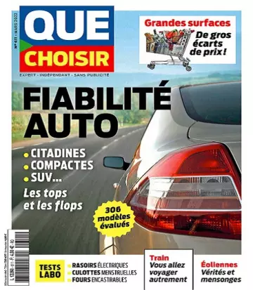 Que Choisir N°611 – Mars 2022  [Magazines]