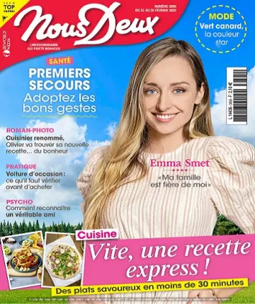 Nous Deux N°3895 Du 22 au 28 Février 2022  [Magazines]