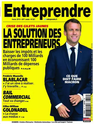 Entreprendre N°327 – Février 2019  [Magazines]