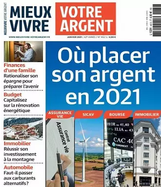 Mieux Vivre Votre Argent N°462 – Janvier 2021  [Magazines]