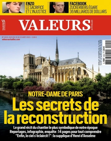 Valeurs Actuelles N°4524-4525 Du 10 Août 2023  [Magazines]