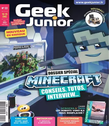 Geek Junior N°22 – Avril 2022  [Magazines]