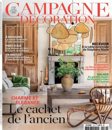 Campagne Décoration N°139 – Octobre-Novembre 2022  [Magazines]