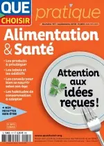 Que Choisir Pratique N°117 – Septembre 2018  [Magazines]